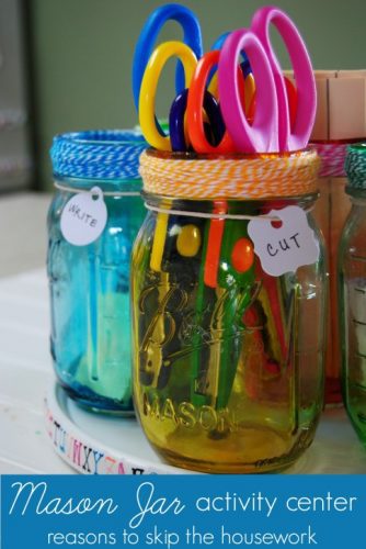 DIY Mason Jar Activity Organizer: Step-by-Step Tutorial – REASONS TO ...