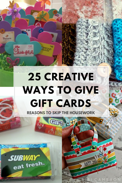 25 Creative Gift Card Holders - REASONS TO SKIP THE HOUSEWORK