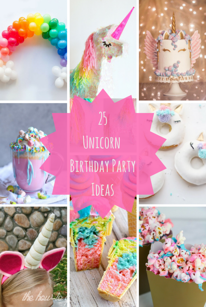 Unicorn Birthday Party Printable Set - Press Print Party !
